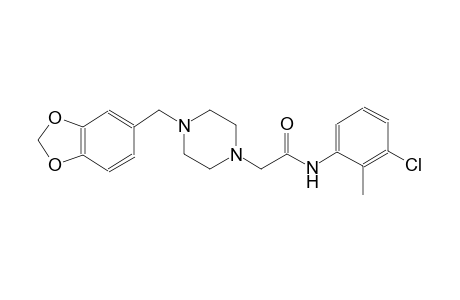 1-piperazineacetamide, 4-(1,3-benzodioxol-5-ylmethyl)-N-(3-chloro-2-methylphenyl)-