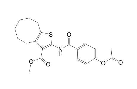methyl 2-{[4-(acetyloxy)benzoyl]amino}-4,5,6,7,8,9-hexahydrocycloocta[b]thiophene-3-carboxylate