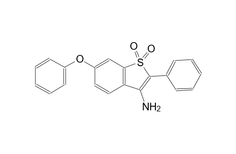 benzo[b]thiophen-3-amine, 6-phenoxy-2-phenyl-, 1,1-dioxide