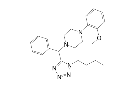 1-((1-Butyl-1H-tetrazol-5-yl)(phenyl)methyl)-4-(2-methoxyphenyl)piperazine