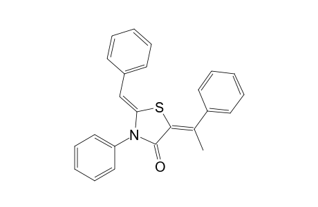 (Z,Z)-2-Benzylidene-5-[methyl(phenyl)methylidene]-3-phenyl-1,3-thiazolidin-4-one