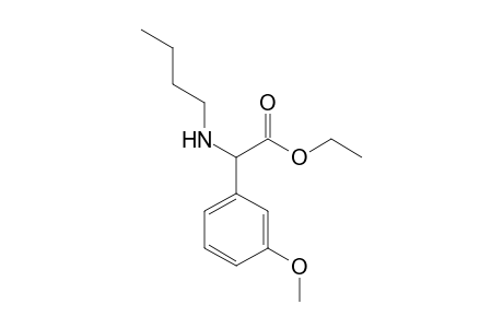 Butylamino-(3-methoxy-phenyl)-acetic acid ethyl ester