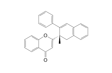 2-[(S)-2'-Methyl-3'-phenyl-1',2'-dihydro-naphthalen-2'-yl]-chromone