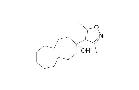 1-(3,5-dimethyl-1,2-oxazol-4-yl)cyclododecan-1-ol