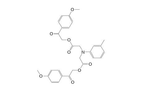 2-(4-methoxyphenyl)-2-oxoethyl ({2-[2-(4-methoxyphenyl)-2-oxoethoxy]-2-oxoethyl}-3-methylanilino)acetate