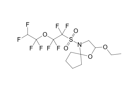 2-Ethoxy-4-[1,1,2,2-tetrafluoro-2-(1,1,2,2-tetrafluoroethoxy)ethanesulfonyl]-1-oxa-4-azaspiro[4.4]nonane