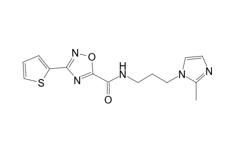 1,2,4-Oxadiazole-5-carboxamide, N-[3-(2-methyl-1H-imidazol-1-yl)propyl]-3-(2-thienyl)-