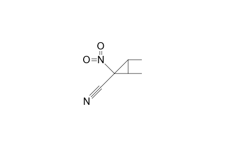 cis, cis-2,3-Dimethyl-1-nitro-cyclopropanecarbonitrile