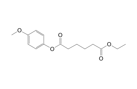 Adipic acid, ethyl 4-methoxyphenyl ester