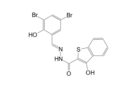 N'-[(E)-(3,5-dibromo-2-hydroxyphenyl)methylidene]-3-hydroxy-1-benzothiophene-2-carbohydrazide