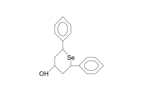 cis-2,cis-6-Diphenylselenan-R-4-ol