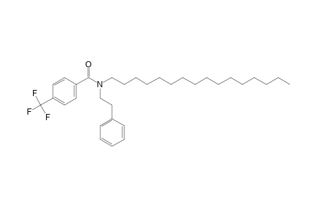 Benzamide, 4-(trifluoromethyl)-N-(2-phenylethyl)-N-hexadecyl-