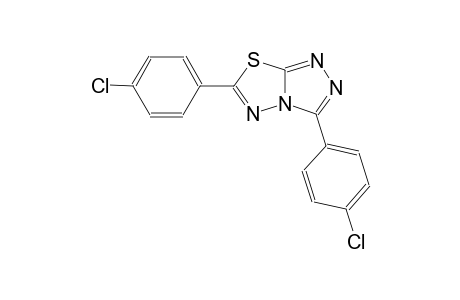 3,6-bis(4-chlorophenyl)[1,2,4]triazolo[3,4-b][1,3,4]thiadiazole