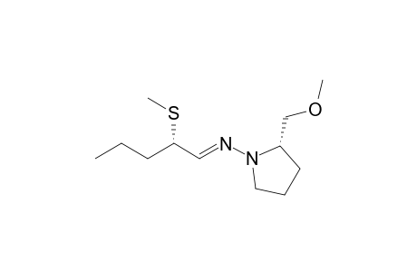 (S,S)-(-)-2-Methoxymethyl-1-(2-methylthio-1-pentylidenamino)pyrrolidine