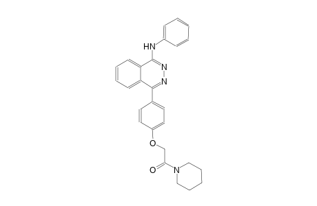 N-(4-{4-[2-oxo-2-(1-piperidinyl)ethoxy]phenyl}-1-phthalazinyl)-N-phenylamine