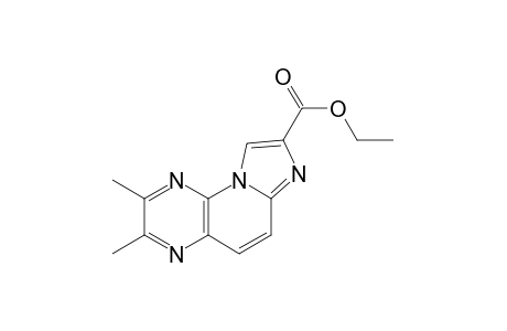 Ethyl 7,8-dimethylimidazo[1',2':1,2]pyrido[5,6-b]pyrazine-2-carboxylate