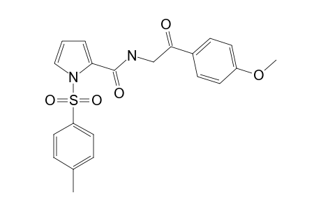 N-[2'-(4''-METHOXYPHENYL)-2'-OXOETHYL]-1-TOSYLPYRROLE-2-CARBOXAMIDE