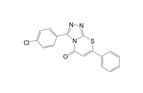 3-(4-Chlorophenyl)-7-phenyl-5H-[1,2,4]triazolo[3,4-b][1,3]thiazin-5-one
