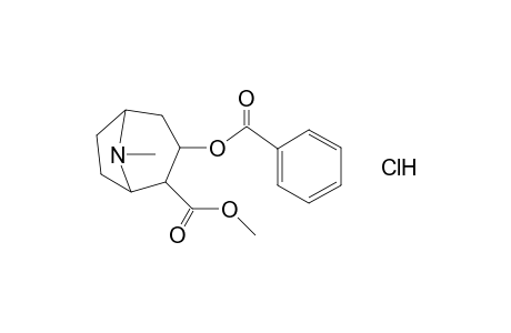 3-Beta-benzoyloxy-2-beta-tropanecarboxylic acid, methyl ester, hydrochloride
