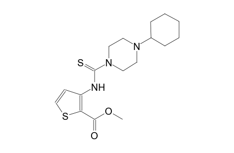 methyl 3-{[(4-cyclohexyl-1-piperazinyl)carbothioyl]amino}-2-thiophenecarboxylate