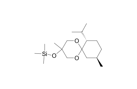 (3S,7S,10R)-3,10-Dimethyl-7-(1-methylethyl)-3-(trimethylsiloxy)-1,5-dioxaspiro[5.5]undecane