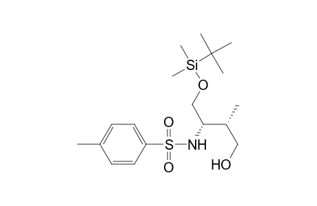 (2S*,3S*)-3-Hydroxymethyl-2-[N-(tosyl)amino]-1-(tert-butyldimethylsilyloxy)butane-