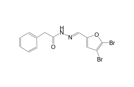 benzeneacetic acid, 2-[(E)-(4,5-dibromo-2-furanyl)methylidene]hydrazide