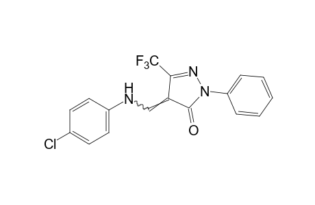 4-[(p-chloroanilino)methylene]-1-phenyl-3-(trifluoromethyl)-2-pyrazolin-5-one