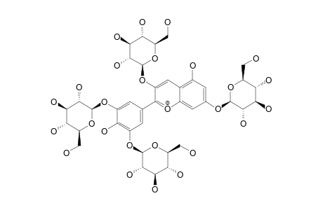 DELPHINIDIN-3,7,3',5'-TETRA-O-BETA-GLUCOPYRANOSIDE