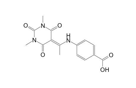 4-{[1-(1,3-dimethyl-2,4,6-trioxotetrahydro-5(2H)-pyrimidinylidene)ethyl]amino}benzoic acid