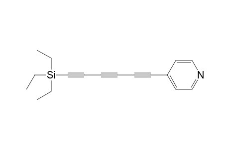 4-[6-(triethylsilyl)-1,3,5-hexatriynyl]pyridine