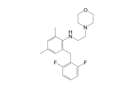 2-(2,6-Difluorobenzyl)-4,6-dimethyl-N-(2-morpholinoethyl)aniline