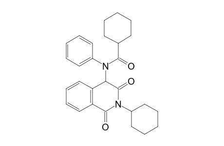 N-(2-Cyclohexyl-1,3-dioxo-1,2,3,4-tetrahydro isoquinolin-4-yl)-N-phenylcyclohexanecarboxamide