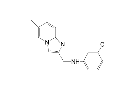 Imidazo[1,2-a]pyridine-2-methanamine, N-(3-chlorophenyl)-6-methyl-