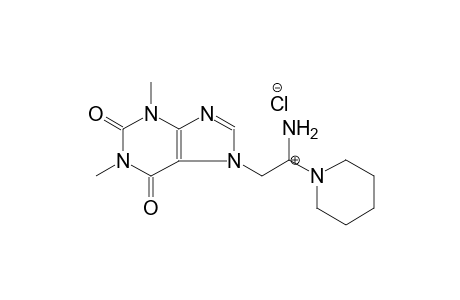 1-(1,3-dimethyl-2,6-dioxo-2,3,6,7-tetrahydro-1H-purin-7-yl)-2-(piperidin-1-yl)propan-2-ylium chloride