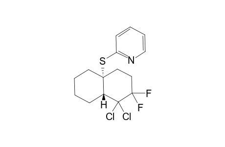 1,1-Dichloro-2,2-difluoro-4a-(2-pyridylthio)decahydronaphthalene