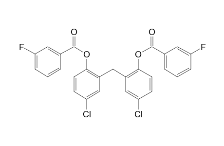 Dichlorophen, o,o'-di(3-fluorobenzoyl)-