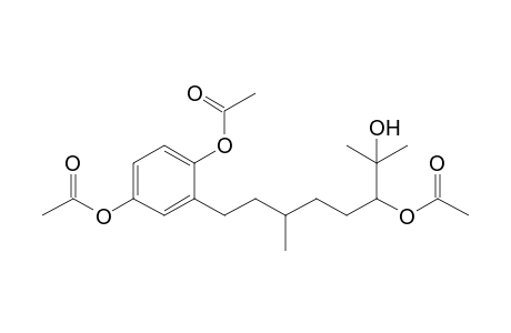 1-(2,5-Diacetoxyphenyl)-6-acetoxy-3,7-dimethyloctan-7-ol