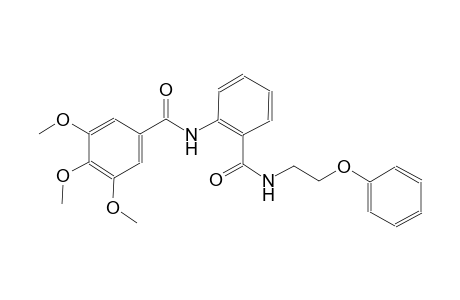 3,4,5-trimethoxy-N-(2-{[(2-phenoxyethyl)amino]carbonyl}phenyl)benzamide
