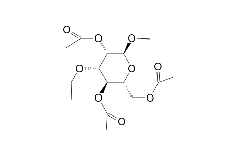 Methyl 2,4,6-tri-o-acetyl-3-o-ethyl-.alpha.-D-mannopyranoside