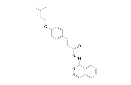 (2-E,N',E)-3-[4-(3-METHYLBUT-2-ENYLOXY)-PHENYL]-N'-(PHTHALAZIN-1-(2-H)-YLIDENE)-ACRYLOHYDRAZIDE