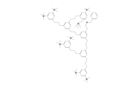 1-(2-Benzyloxyethyl)-3,5-bis[3-(3,5-bis[3-(3,5-bis(trimethylsilyl)phenyl]propyl]phenyl)propyl]benzene