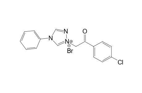 1-(4'-Chlorophenacyl)-4-phenyl-1,2,4-triazol-1-ium bromide
