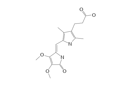 8-(2-CARBOXYETHYL)-7,9-DIMETHYL-2,3-DIMETHOXY-(10H)-DIPYRRINONE