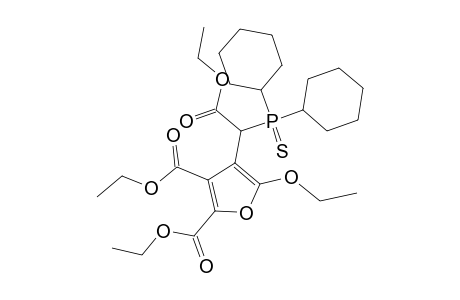 4-[(DICYCLOHEXYLTHIOOXOPHOSPHORANYL)-(ETHOXYCARBONYL)-METHYL]-5-ETHOXY-2,3-FURAN-DICARBOXYLIC-ACID-METHYLESTER