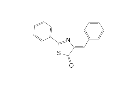 5(4H)-Thiazolone, 2-phenyl-4-(phenylmethylene)-
