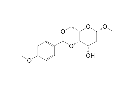 methyl 2-deoxy-4,6-O-(4-methoxybenzylidene)-a-D-ribo-hexoside