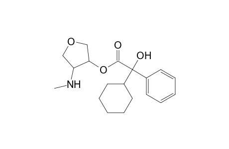Benzeneacetic acid, .alpha.-cyclohexyl-.alpha.-hydroxy-, tetrahydro-4-(methylamino)-3-furanyl ester