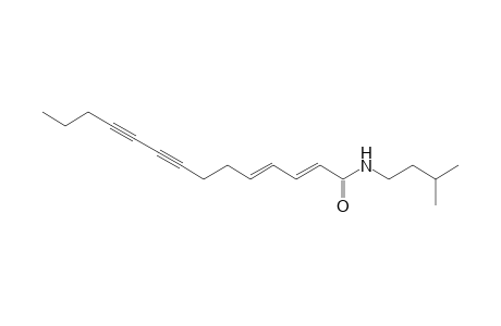 Tetradeca-2,4-dien-8,10-diynoic Acid - Isopentyl Amide