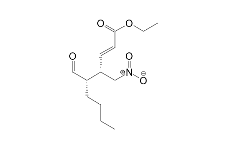 (4S,5S,E)-Ethyl 5-formyl-4-(nitromethyl) non-2-enoate